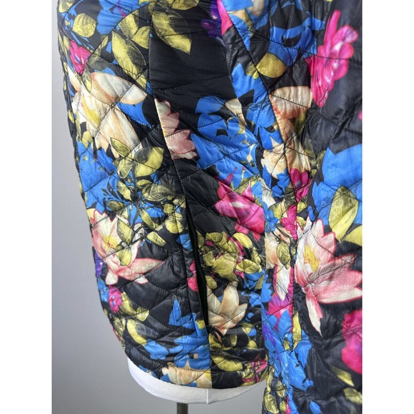 The North Face Floral Lotus Jacket Quilted Thermoball Puffer Full Zip Size Small - Picture 11 of 14